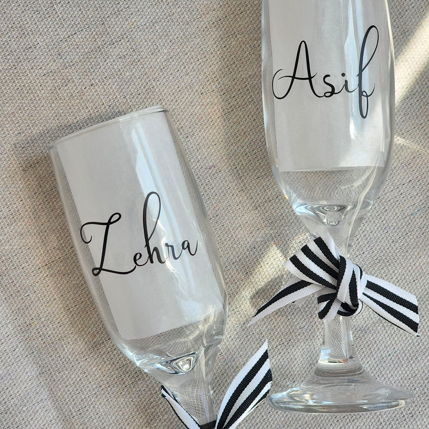 Personalized Flute Glass