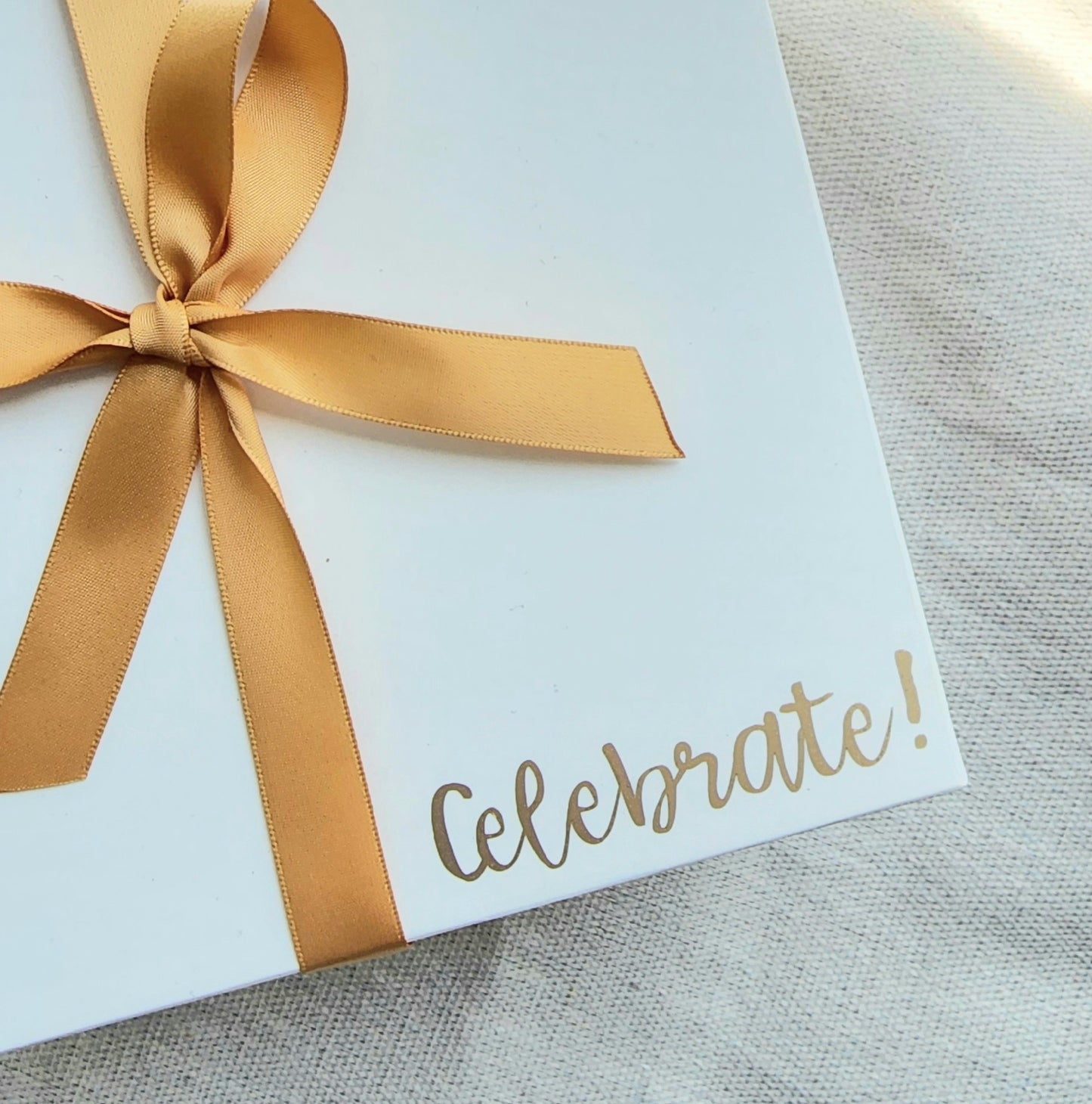 Personalized White Magnetic Closure Box