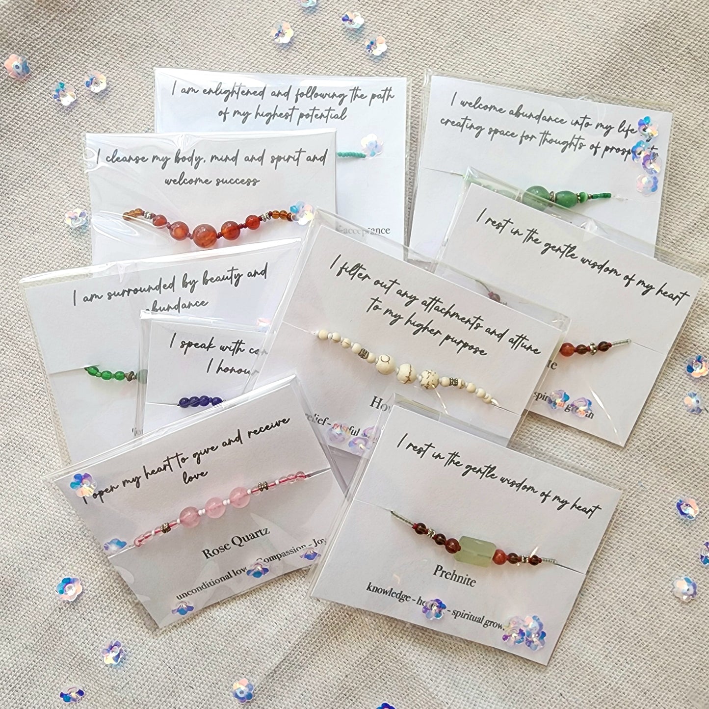 Gemstone + Crystal WELLNESS Bracelet