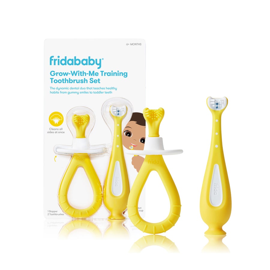 Fridababy - Grow-With-Me Training Toothbrush Set 6M+