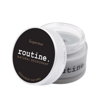 Superstar (Activated Charcoal, Magnesium, Prebiotic) Deodorant Jar