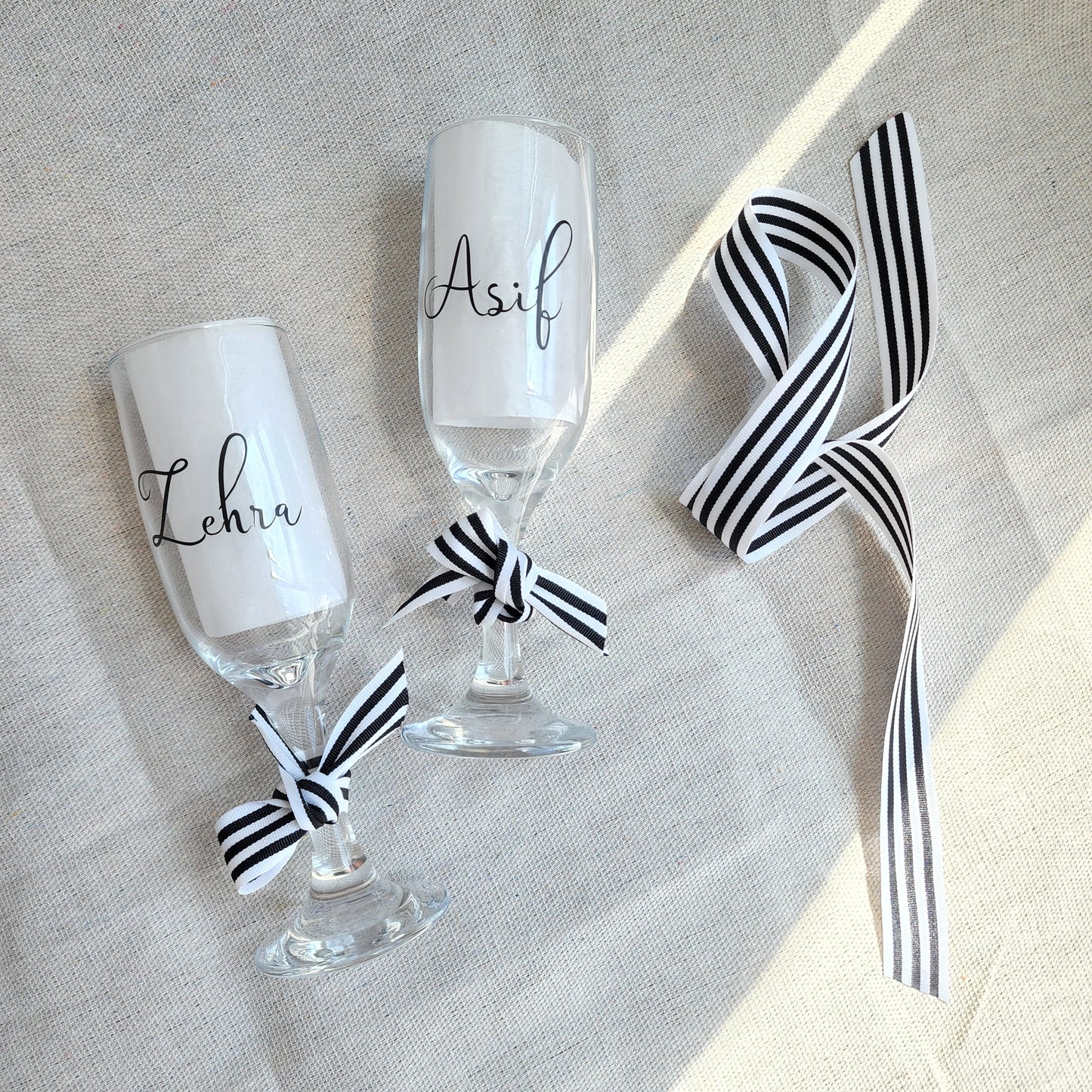 Personalized Flute Glass