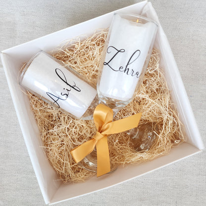 Personalized Flute Glass