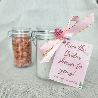 Bath Salts with Customized Tag (bundle of 6)