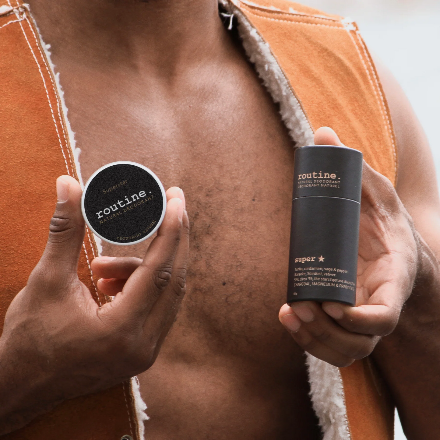 Superstar (Activated Charcoal, Magnesium, Prebiotic) Deodorant Jar